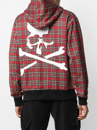 Mastermind World Tartan Hoodie - Red