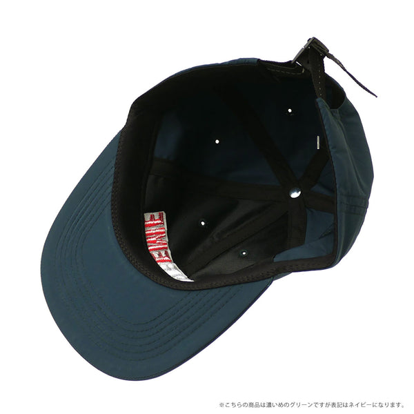 2-Tone Nylon 6-Panel Hat - Navy (Green)