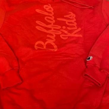 Buffalo Kids Red Hoodie - Red