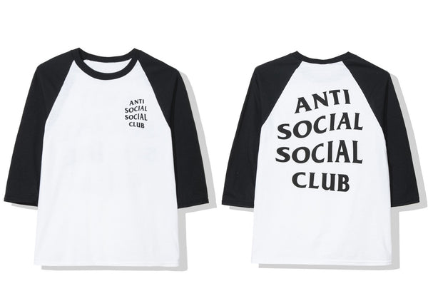 Boring Game 3/4 Sleeve Tee - Black/White