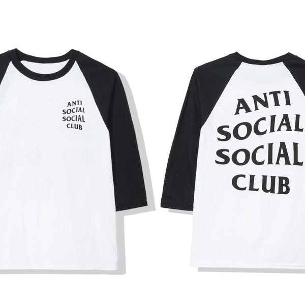 Boring Game 3/4 Sleeve Tee - Black/White