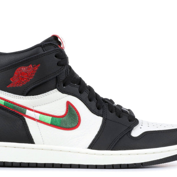 Jordan Retro 1 High OG - Sports Illustrated - Black/White/Red/Green