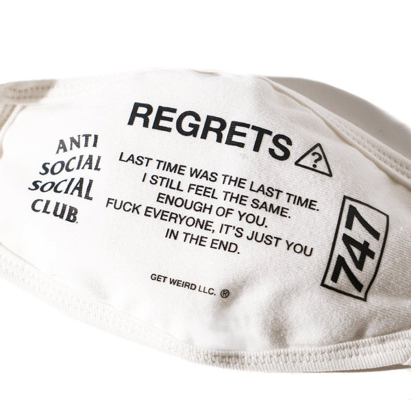 ASSC Sadness is Happiness Mask - White