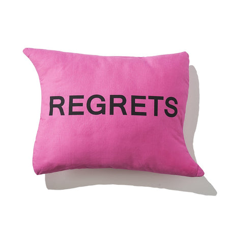 Regrets Pillow - Pink
