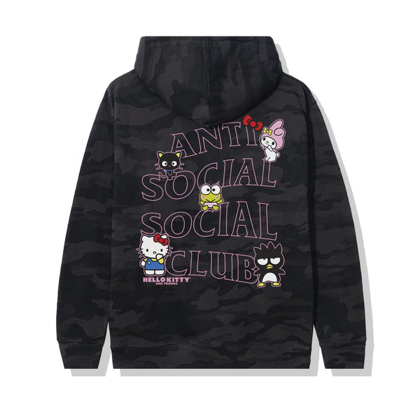 ASSC x Hello Kitty Black Camo Hoodie - Black