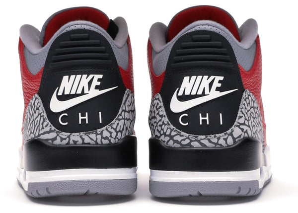 Jordan 3 Retro Fire Red CHI - Red