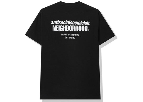 Anti Social Social Club x Neighborhood Cambered Tee - Black