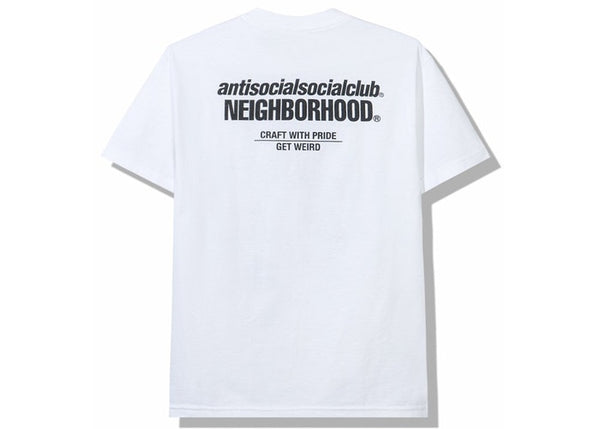 Anti Social Social Club x Neighborhood Cambered Tee - White