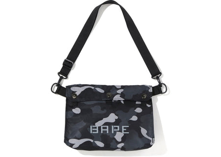 GRADATION CAMO SHOULDER BAG MENS  - Black