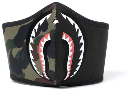 Bape 1st camo shark mask - Green