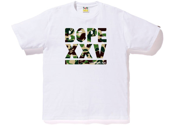 XXV Cities Camo Logo S/S T-Shirt - White/Green