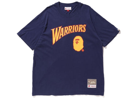 Warriors Bape S/S Tee - Blue