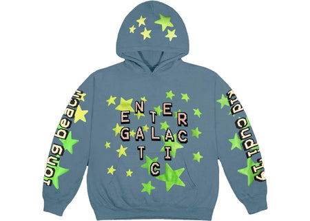 Cactus Plant Flea Market Kid Cudi Enter Galactic Hoodie - Blue