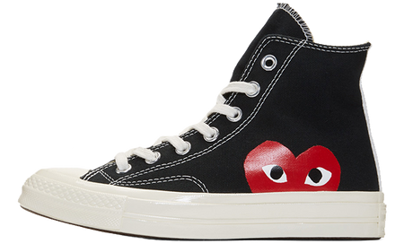 Chuck Taylor All Star 70s HI Comme Des Garcons Play - Black