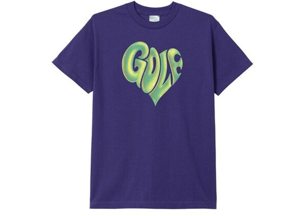 Heart S/S T-Shirt - Purple/Green