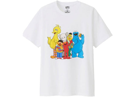 Kaws x Sesame Street Graphic S/S Color T (whole gang) - White