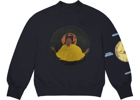 Kanye West JESUS IS KING DETROIT CREWNECK  - Navy