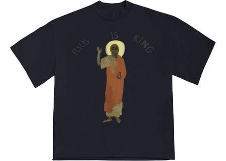 Kanye West JESUS IS KING T SHIRT - Navy