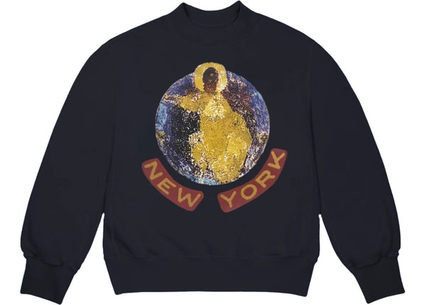 JESUS IS KING NEW YORK CREWNECK I - Navy
