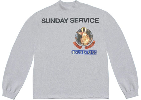 SUNDAY SERVICE NEW YORK LONG SLEEVE - Heather Grey