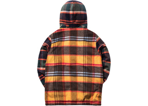 Kith Color-Blocked Harrison Plaid Flannel Pullover - Multicolor