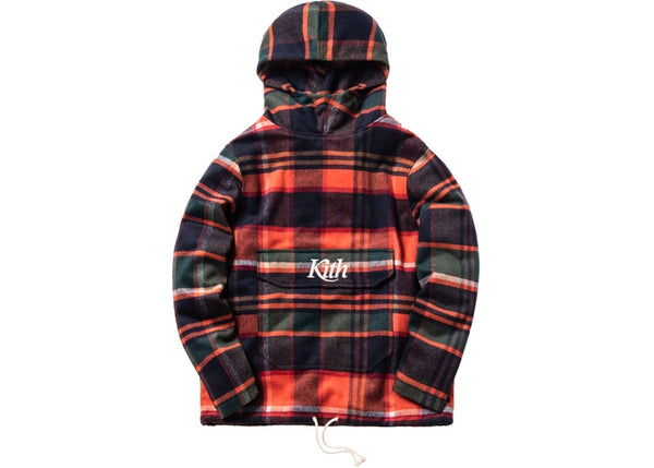 Kith Color-Blocked Harrison Plaid Flannel Pullover - Multicolor