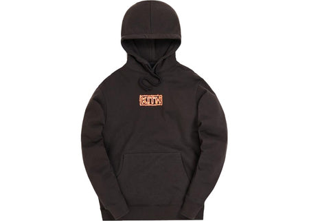 Kith Flame Hoodie - Espresso