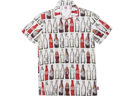 Kith x Coca-Cola Bottles Camp Button-Up  - White