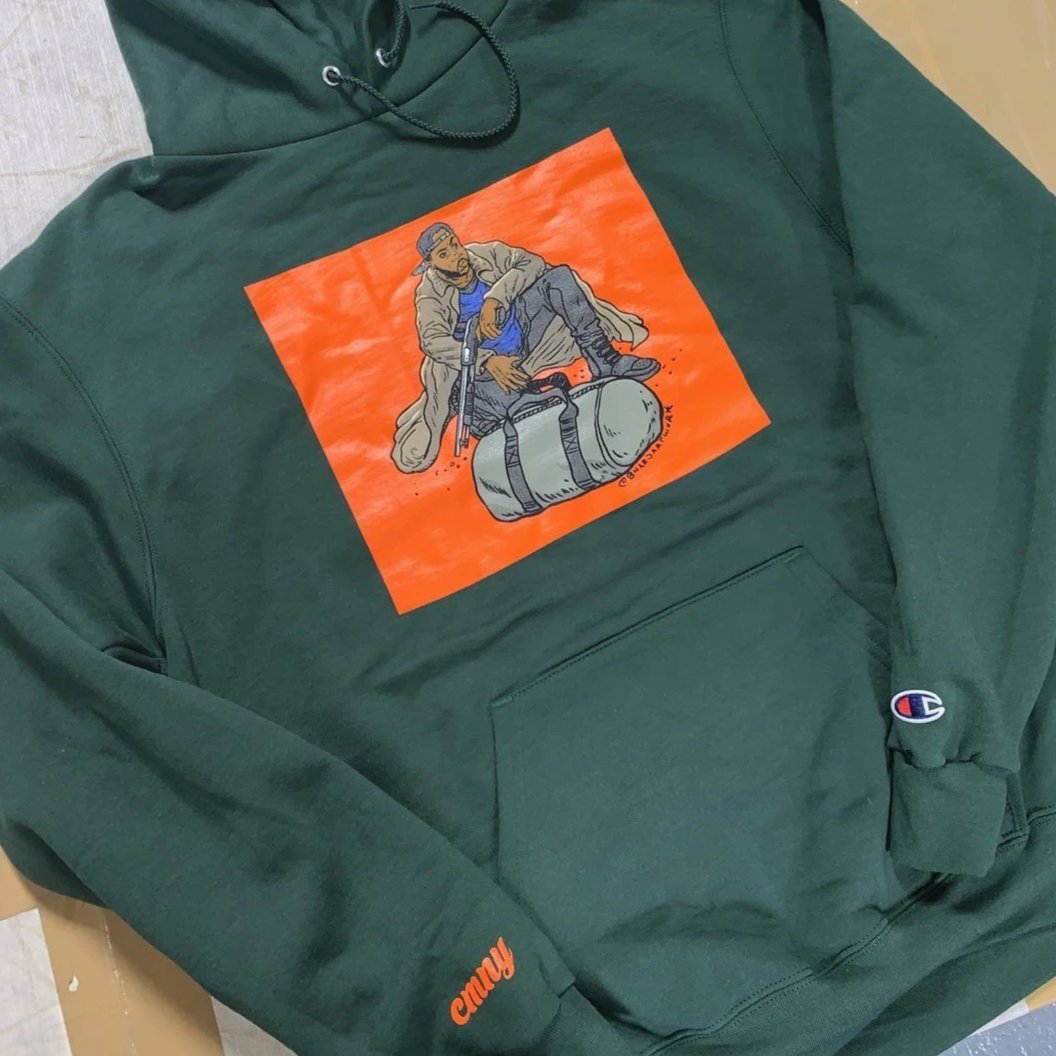 Conway the Machine Omars Coming Hoodie Forest Green DropX2