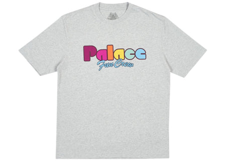 Palace Fun Crew S/S T-Shirt - Grey
