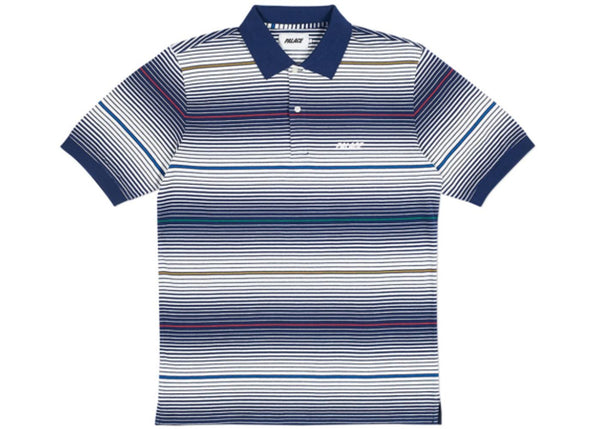 Ghost Stripe Polo - Navy