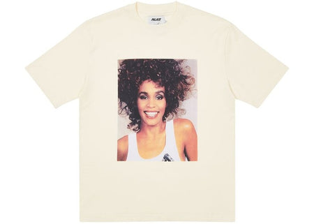 Palace Whitney Houston Photo S/S T-Shirt - Off White