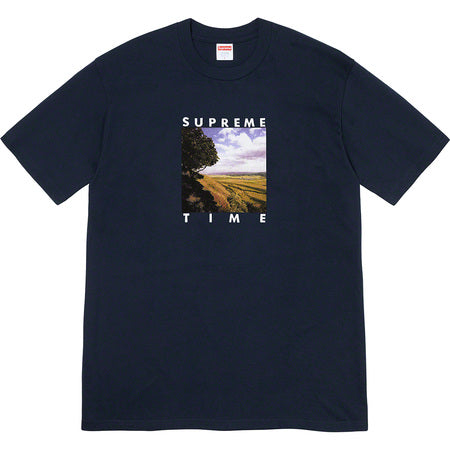 Supreme Time Tee - Navy Blue