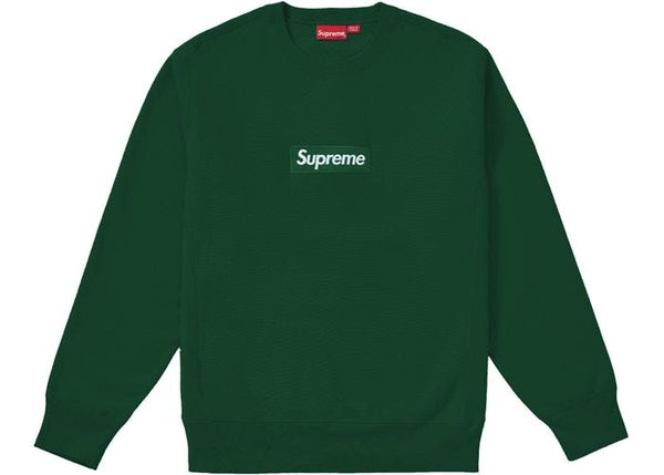 Box Logo Crewneck - FW18 - Dark Green