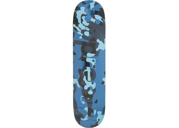 Camo Logo Skateboard - Blue