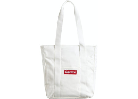 Supreme Canvas Tote - White