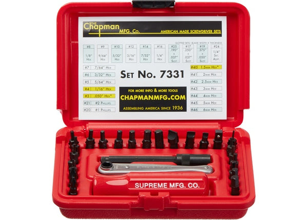 Supreme/Chapman Screwdriver Set - Red