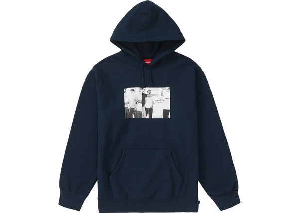 Classic Ad Hooded Sweatshirt  - Navy