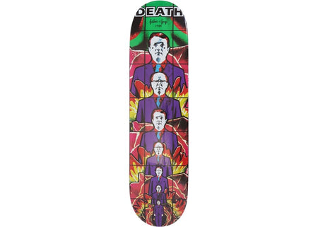Gilbert & George/Supreme DEATH Skateboard - Red