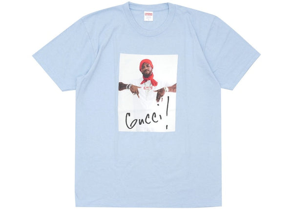 Supreme Gucci Mane S/S T-Shirt - Light Blue