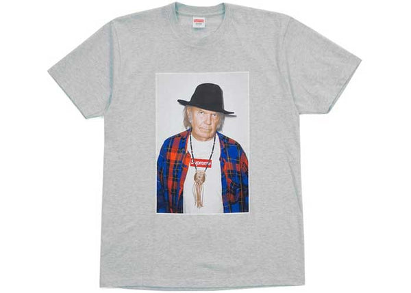 Supreme Neil Young S/S T-Shirt - Grey
