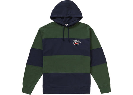 Supreme/Nike Stripe Hooded Sweatshirt SS19 - Navy