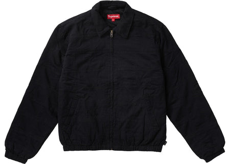 Patchwork Harrington Jacket - Black