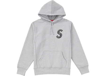 S logo Hooded Sweatshirt - Heather Gray