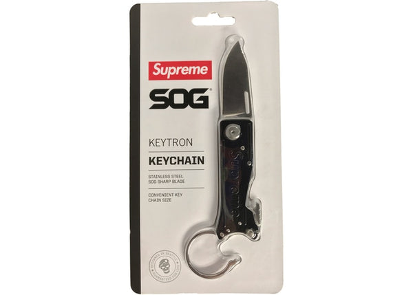 SOG Folding Knife Keychain - Black