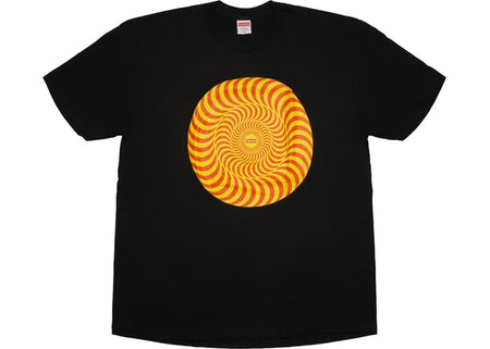 Spitfire Classic Swirl S/S T-Shirt - Black