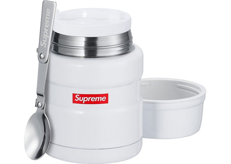 Supreme Thermos Stainless King Food Jar and Spoon  - White