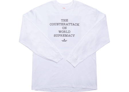 Undercover/Public Enemy Counterattack L/S T-Shirt - White