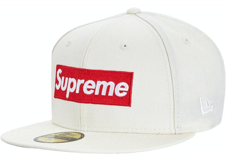 Supreme World Famous Box Logo New Era Hat - White
