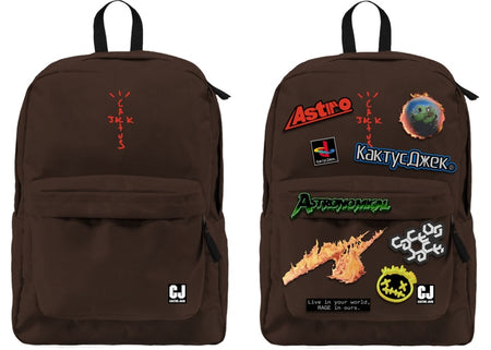 CACTUS JACK BACKPACK WITH PATCH SET - Brown